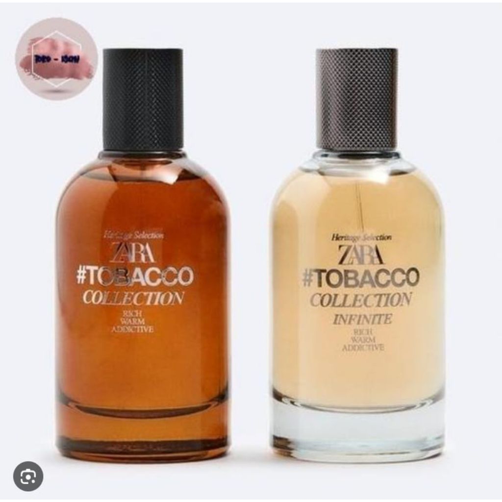 PARFUM PAKET2BOTOL Zara Tobacco Rich Warm 100ml & Zara Tobacco Collection Infinite 100ml pria (origi