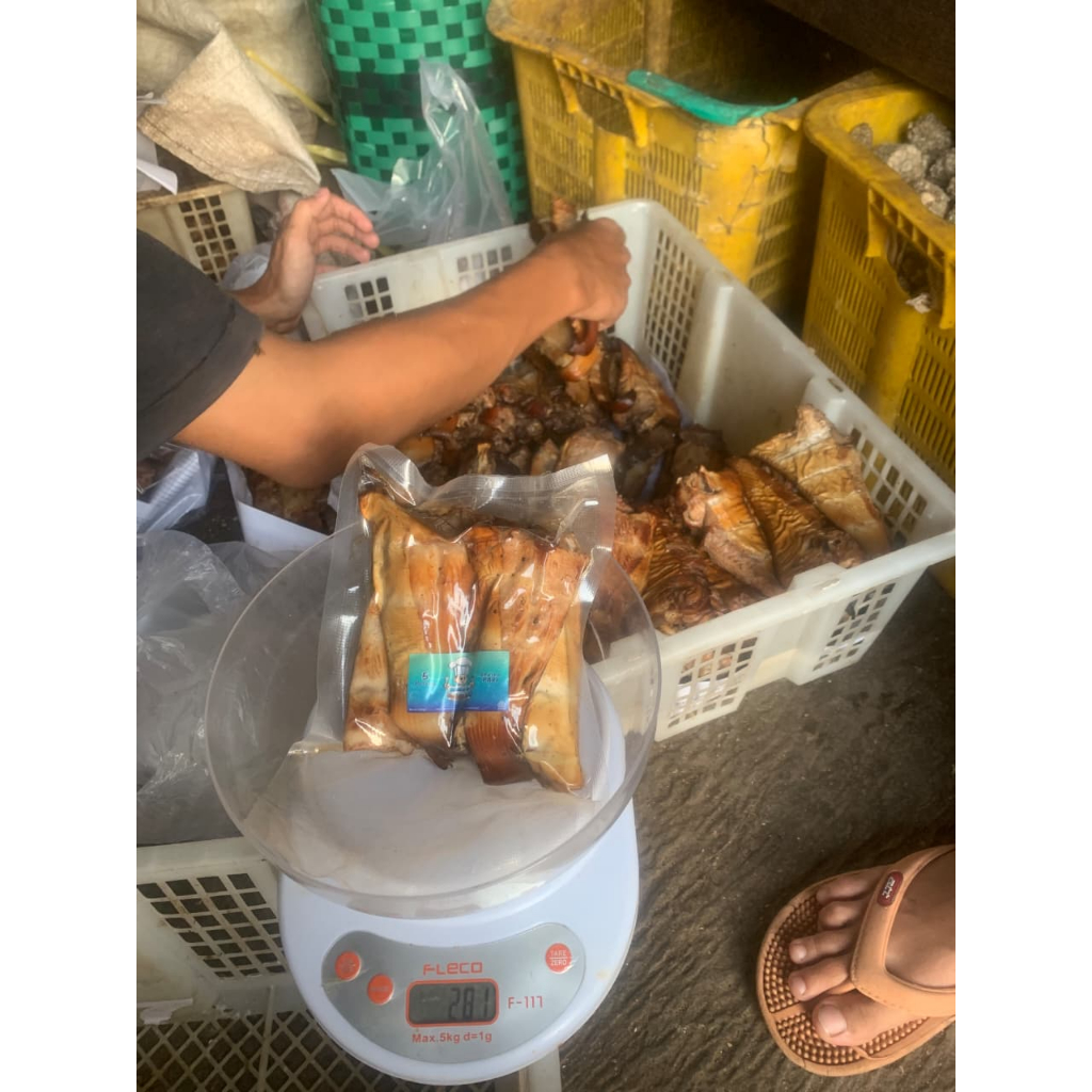 Ikan Pari Asap 5 Potong Vacum Sealer