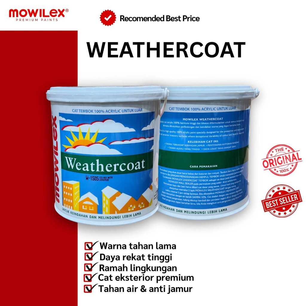 Mowilex WEATHERCOAT Cat Tembok Eksterior