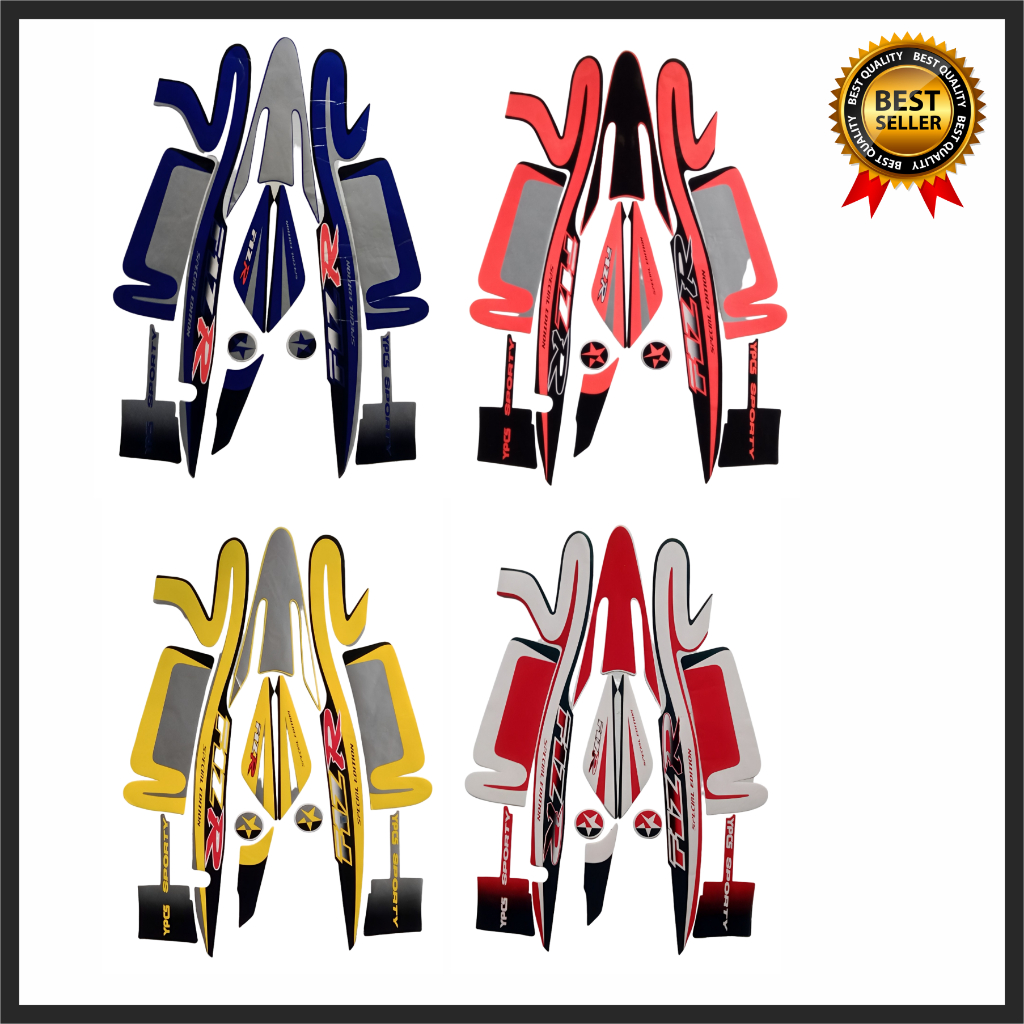Stiker Striping Yamaha F1ZR 2001 Caltex List Stiker Standar F1ZR 2001 Caltex Terbaik