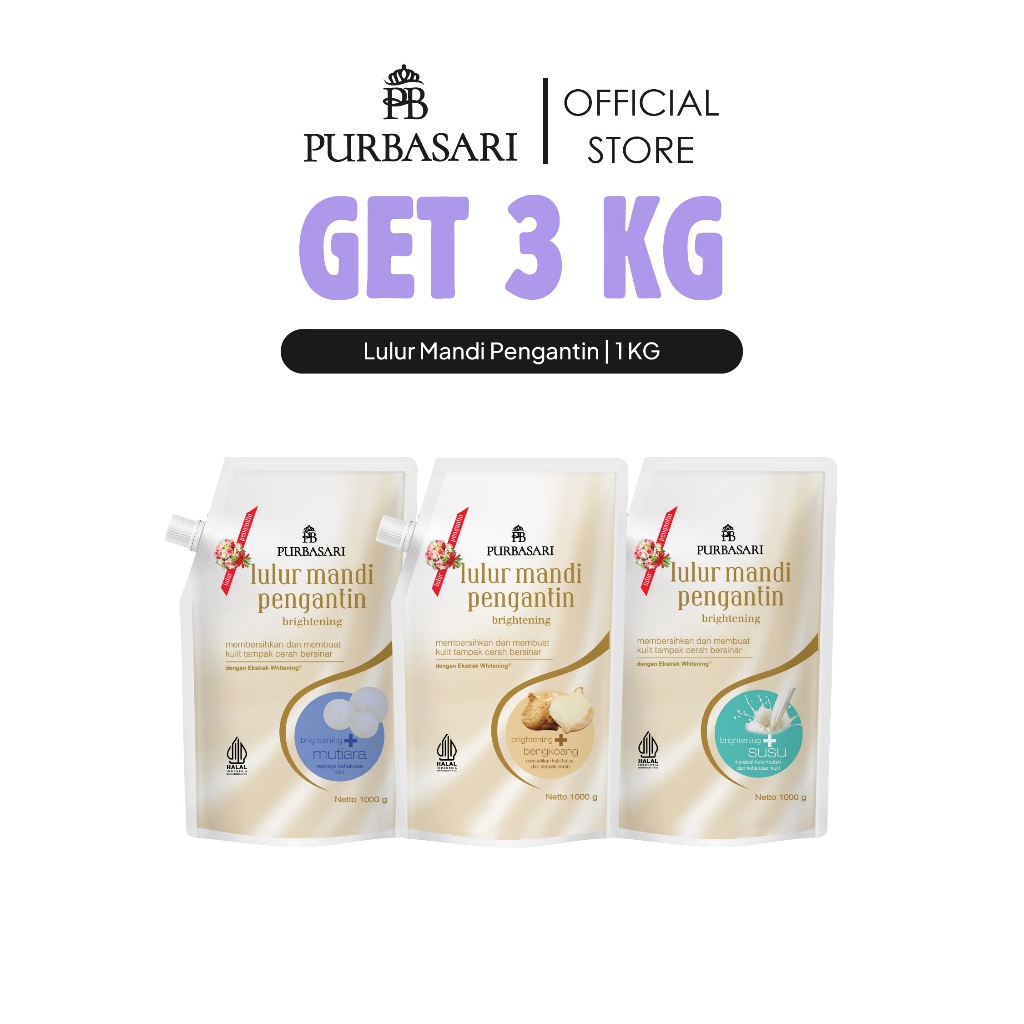 [GET 3 KG] Lulur Mandi Pengantin 1 Kg