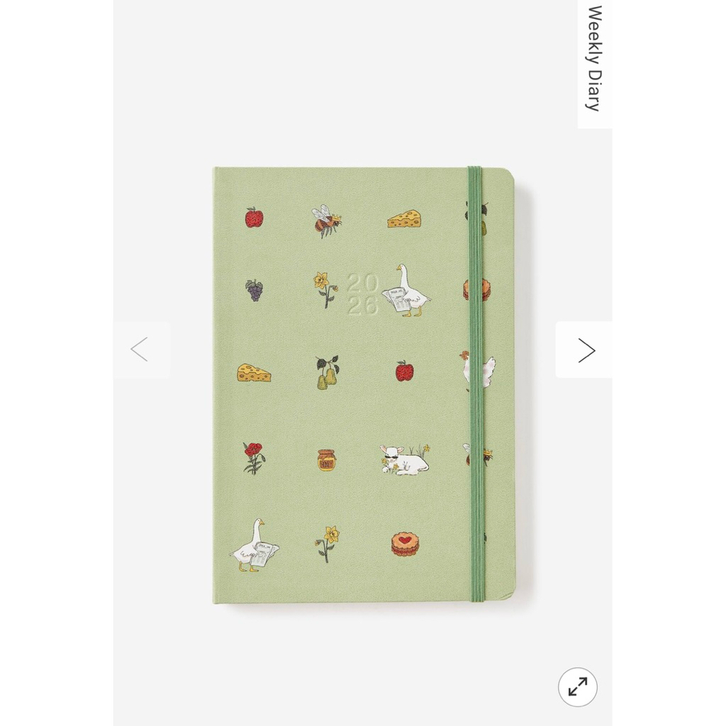 TYPO JOURNAL 2026 A5 Weekly Hard Metro Diary