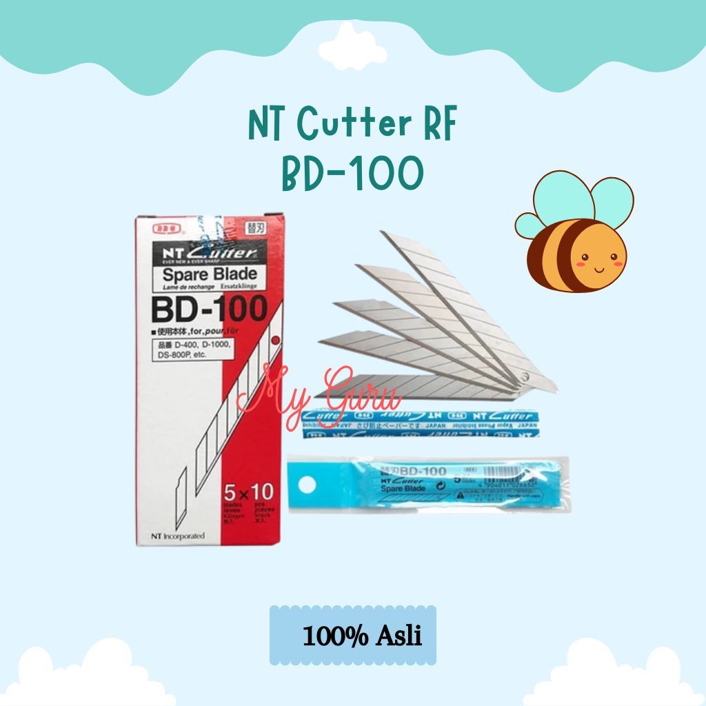 [TUBE] NT CUTTER SPARE BLADE BD-100 ISI CUTTER / REFILL CUTTER JAPAN