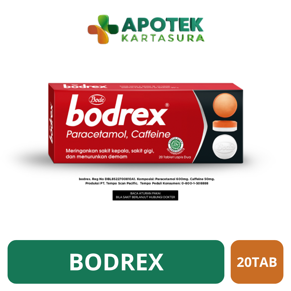 Bodrex - Obat Sakit Kepala, Sakit Gigi, dan Demam