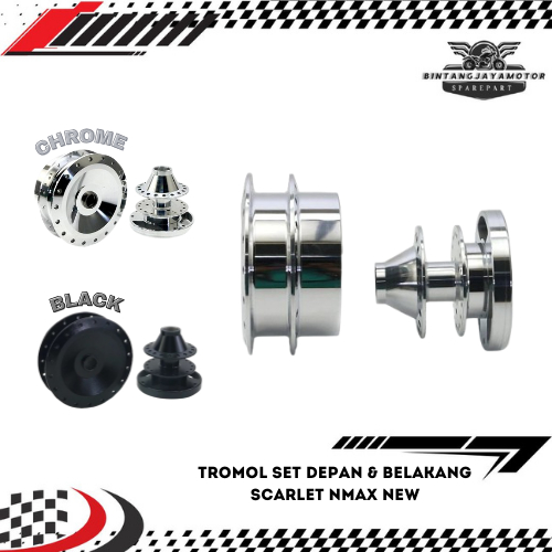 Tromol Set Depan & Belakang Nmax New 2020 "Original Scarlet"