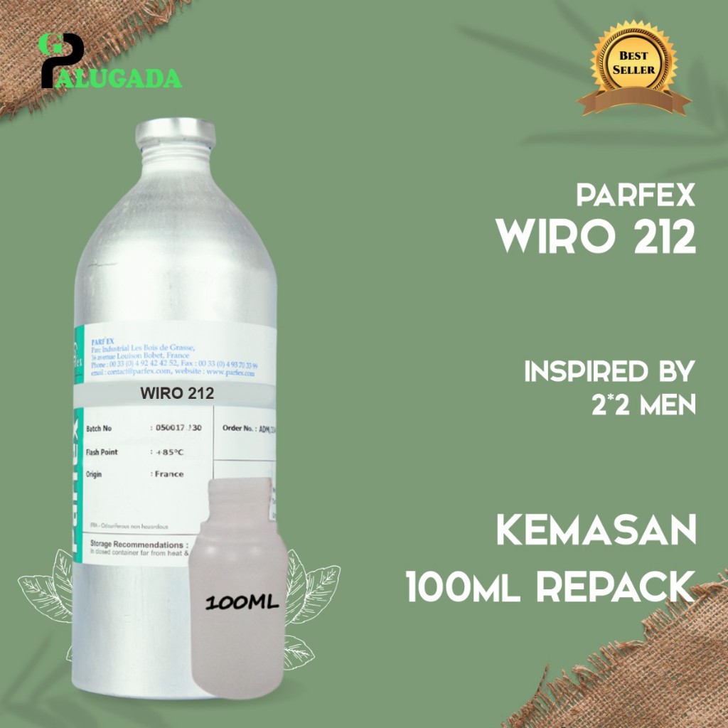 Bibit Parfum Murni WIRO 212 | PARFEX 100ml Repack