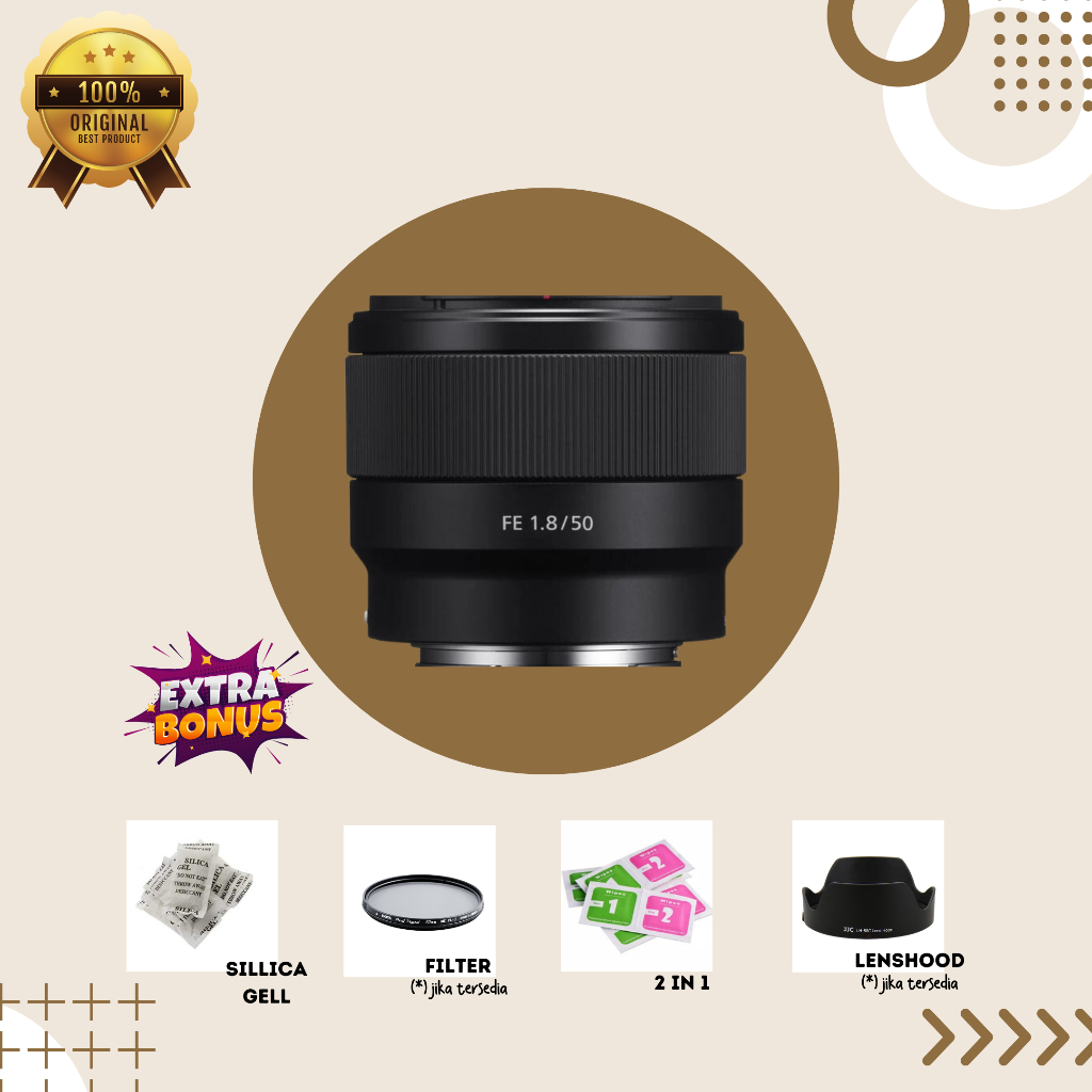 [LENSA FIX] LENSA FE SONY 50MM F1.8 MULUS SECOND BERGARANSI