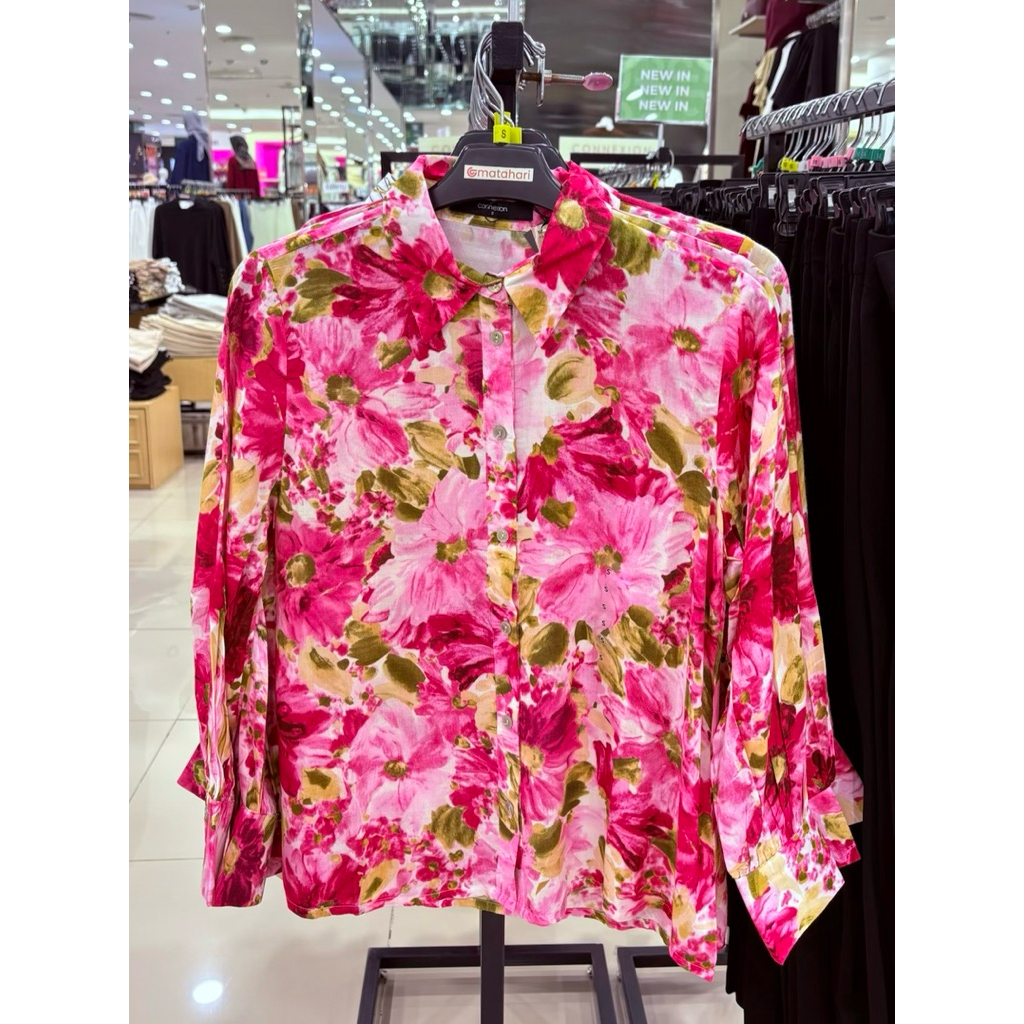 Kemeja / Blouse Wanita Bunga Connexion