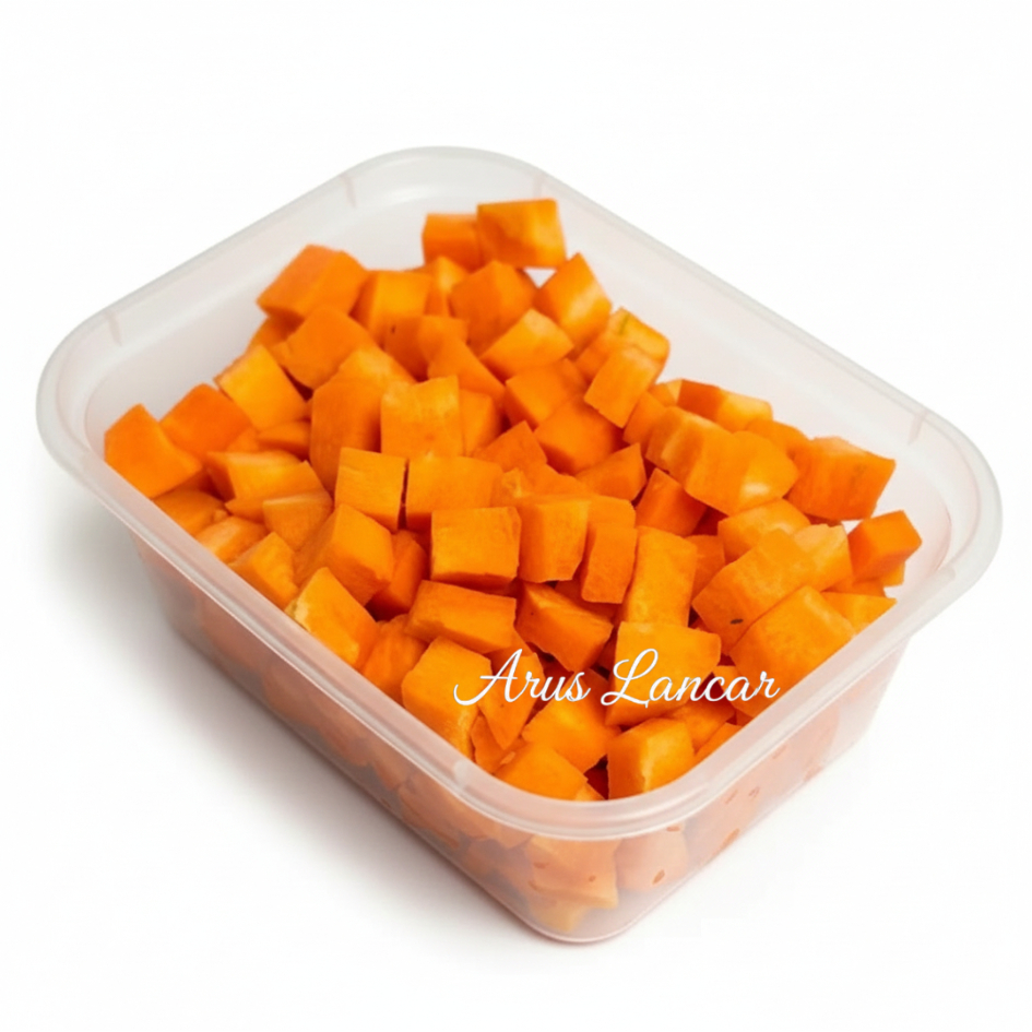 Wortel Potong Dadu Segar Miniprep Siap Masak Kirim Instan