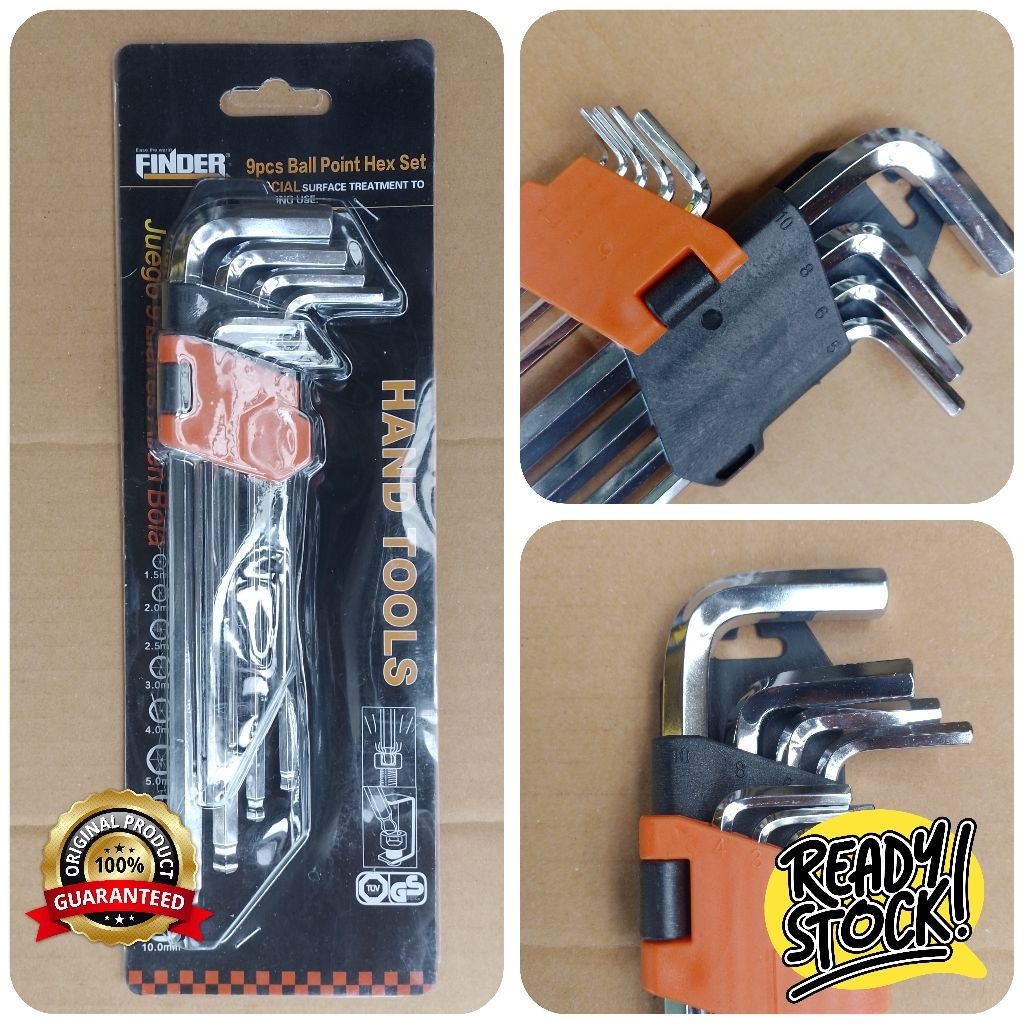 Kunci L 9 pcs FINDER