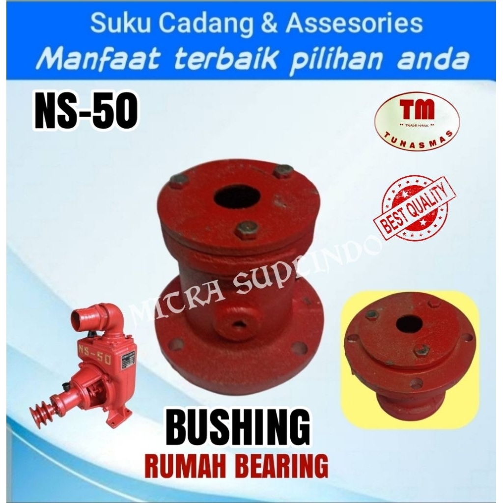 NS50 Bushing/Rumah bearing pompa irigasi 2 inch