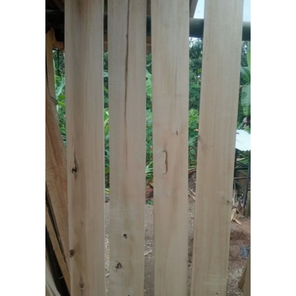 papan kayu jati halus