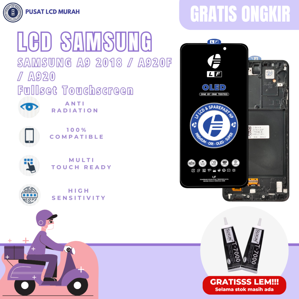 LCD SAMSUNG A9 2018 / A920F / A920 FULLSET TOUCHSCREEN