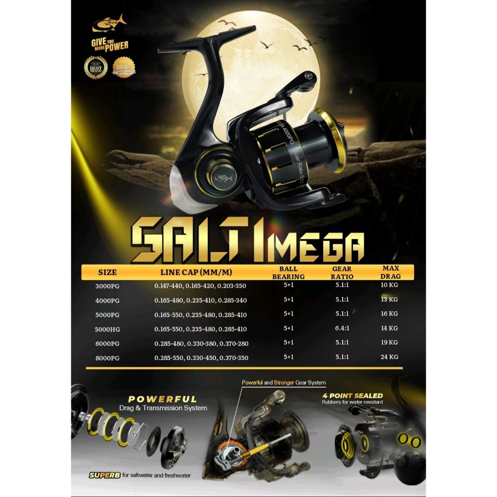 Reel G Tech Saltimega