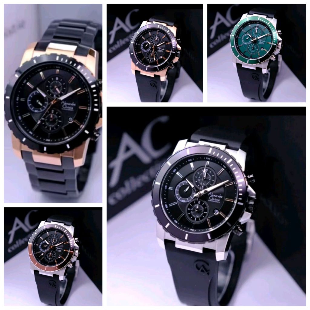 JAM TANGAN PRIA ALEXANDRE CHRISTIE 6141/ AC 6141 MC /AC 6141  ORIGINAL