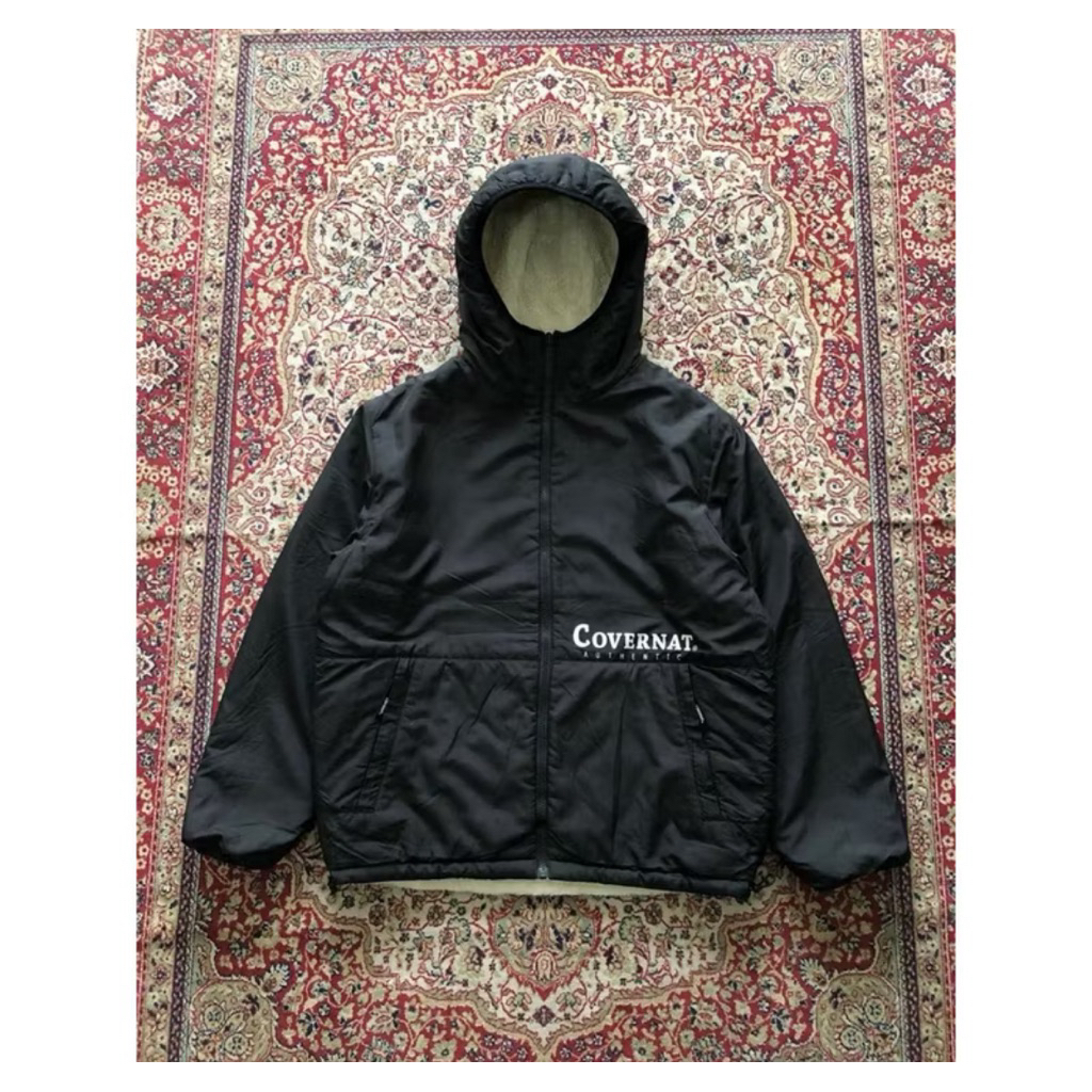 Covernat reversibel boa fleece jacket Covernat streetwear winter jacket G215