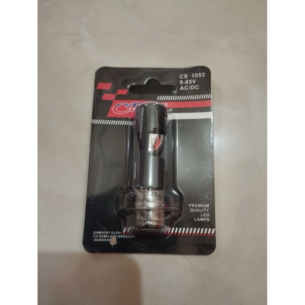 Lampu LED merk CR7 H6 warna putih