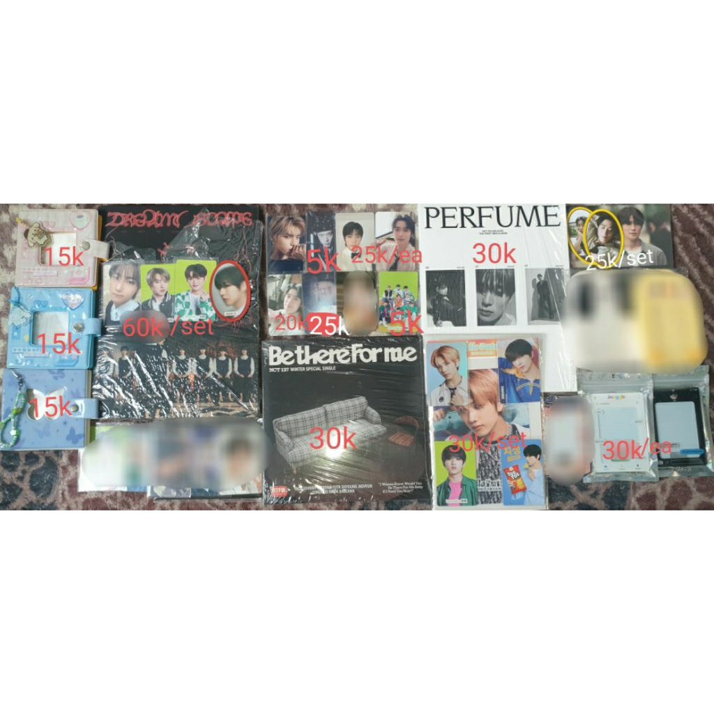 Photocard Album NCT 127 NCT Dream Jaehyun Jeno Jisung Cahol