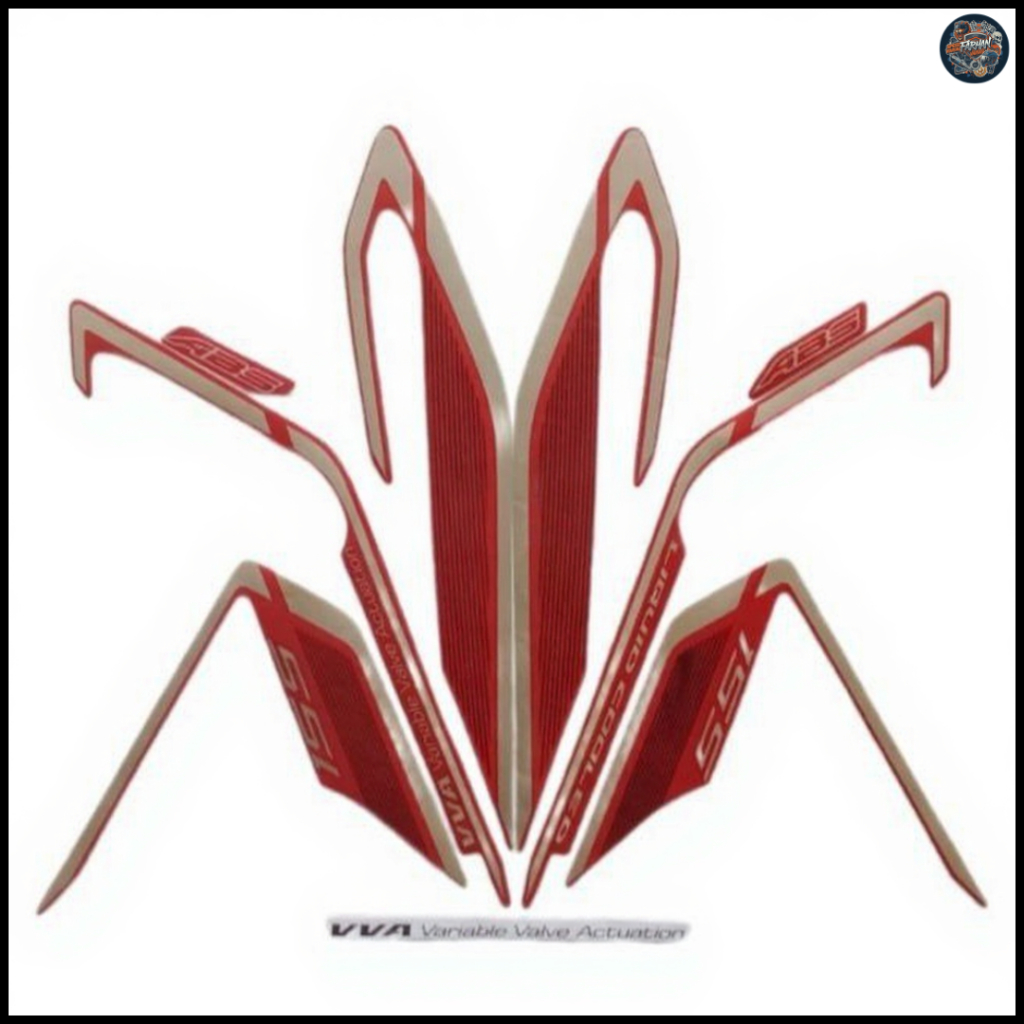 STRIPING STANDART STIKER BODY YAMAHA AEROX R 2018