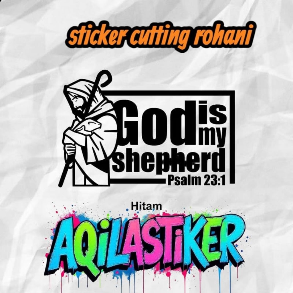 stiker kata" rohani kristen