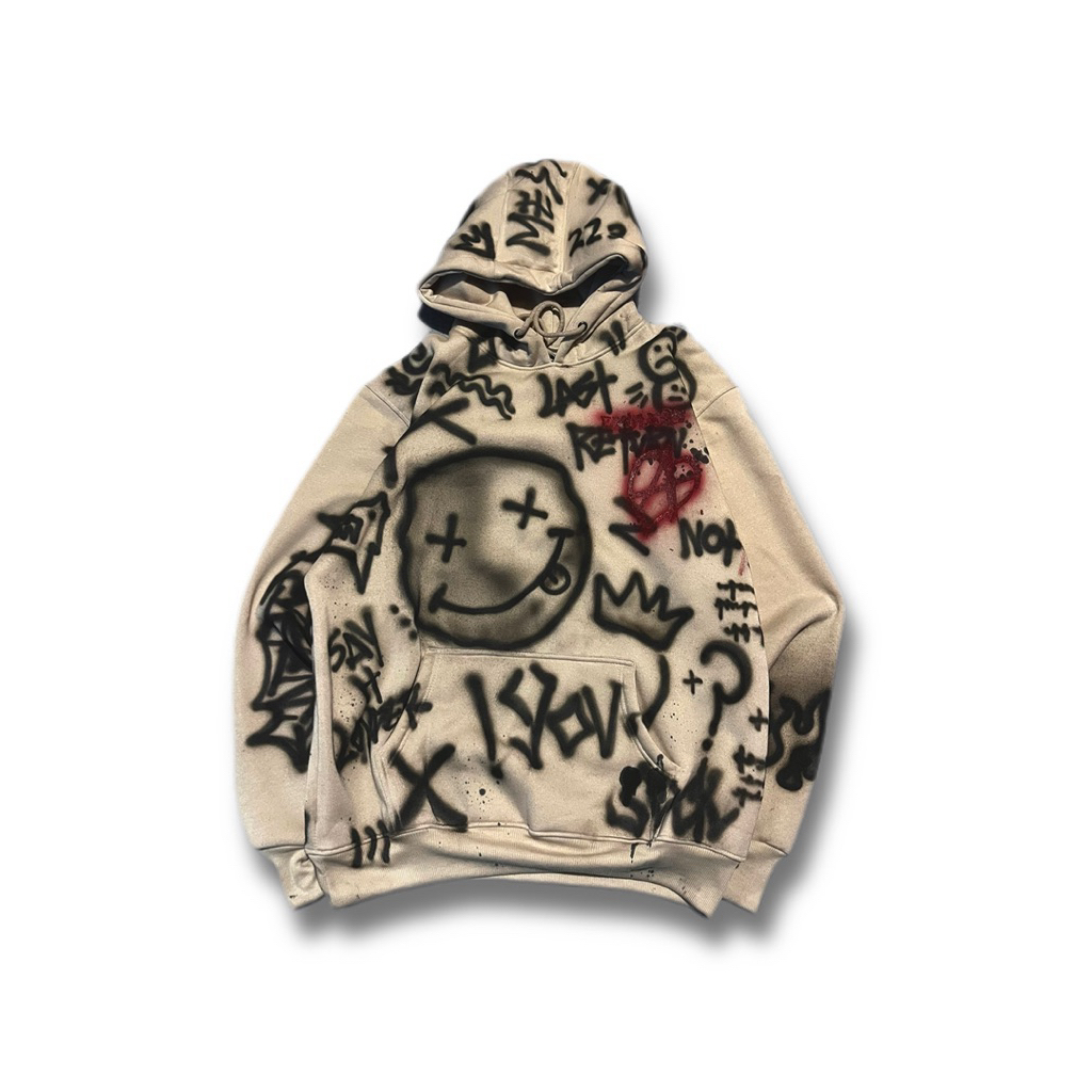 Hoodie Graffiti extra//01 horn