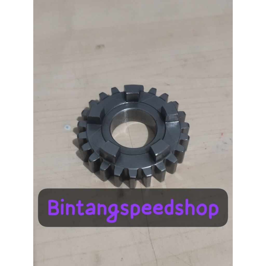 Rasio racing Megapro/MP gigi 4 mata 23 lawan std