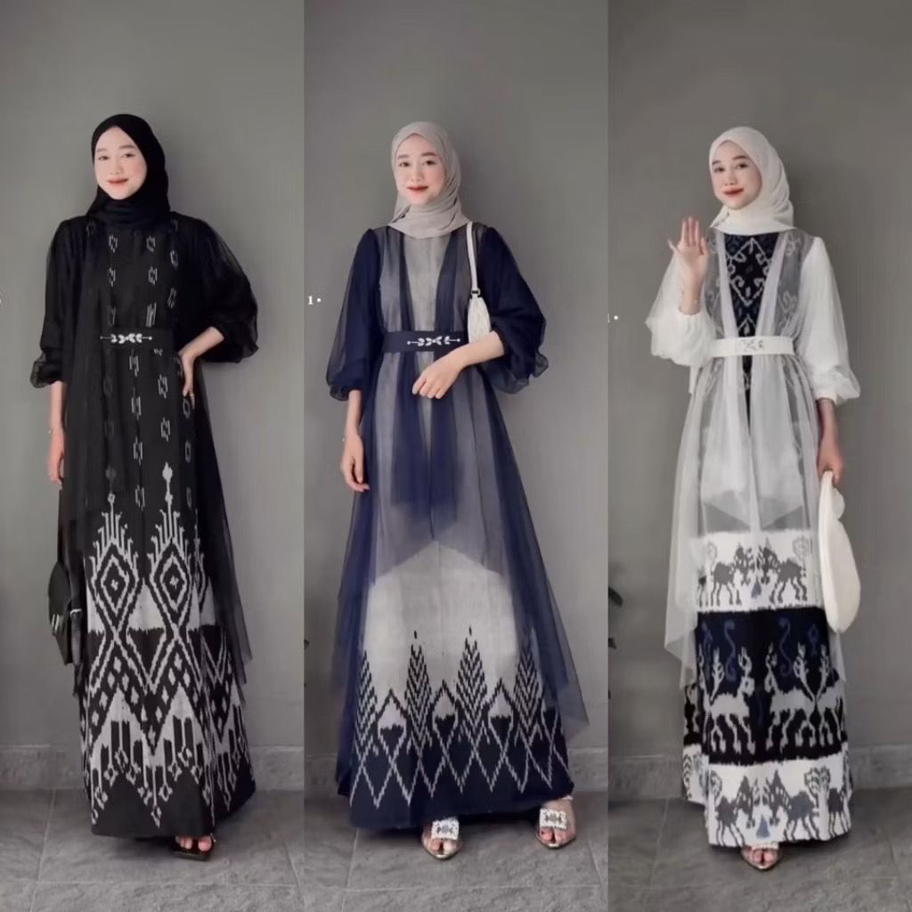 BAJU TENUN COUPLE MARIPOSA // BAJU COUPLE // COUPLE LEBARAN // BAJU TENUN JEPARA