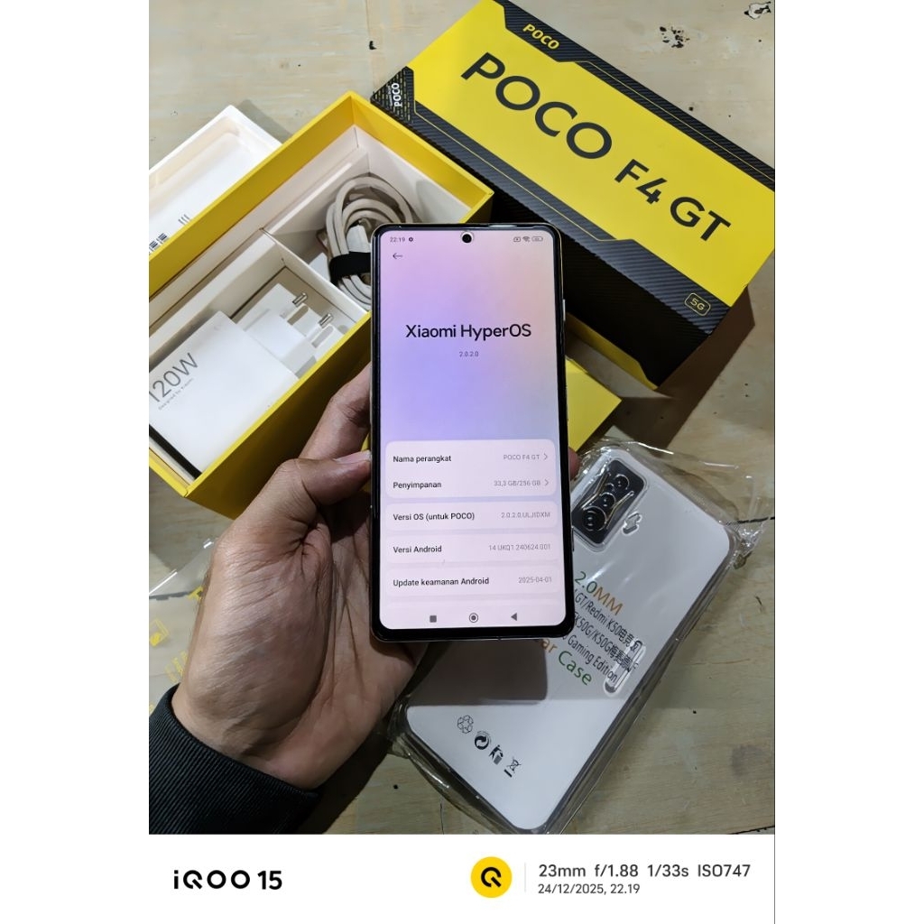 Poco F4 GT 12/256B Xiaomi Poco F4 GT 12/256GB HP Seken Second Bekas Android 5G