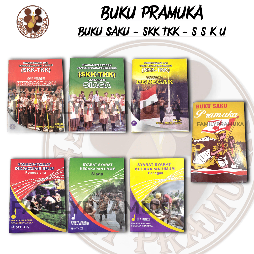 BUKU PRAMUKA / BUKU SKK TKK PRAMUKA / BUKU SKU PRAMUKA / BUKU SAKU PRAMUKA