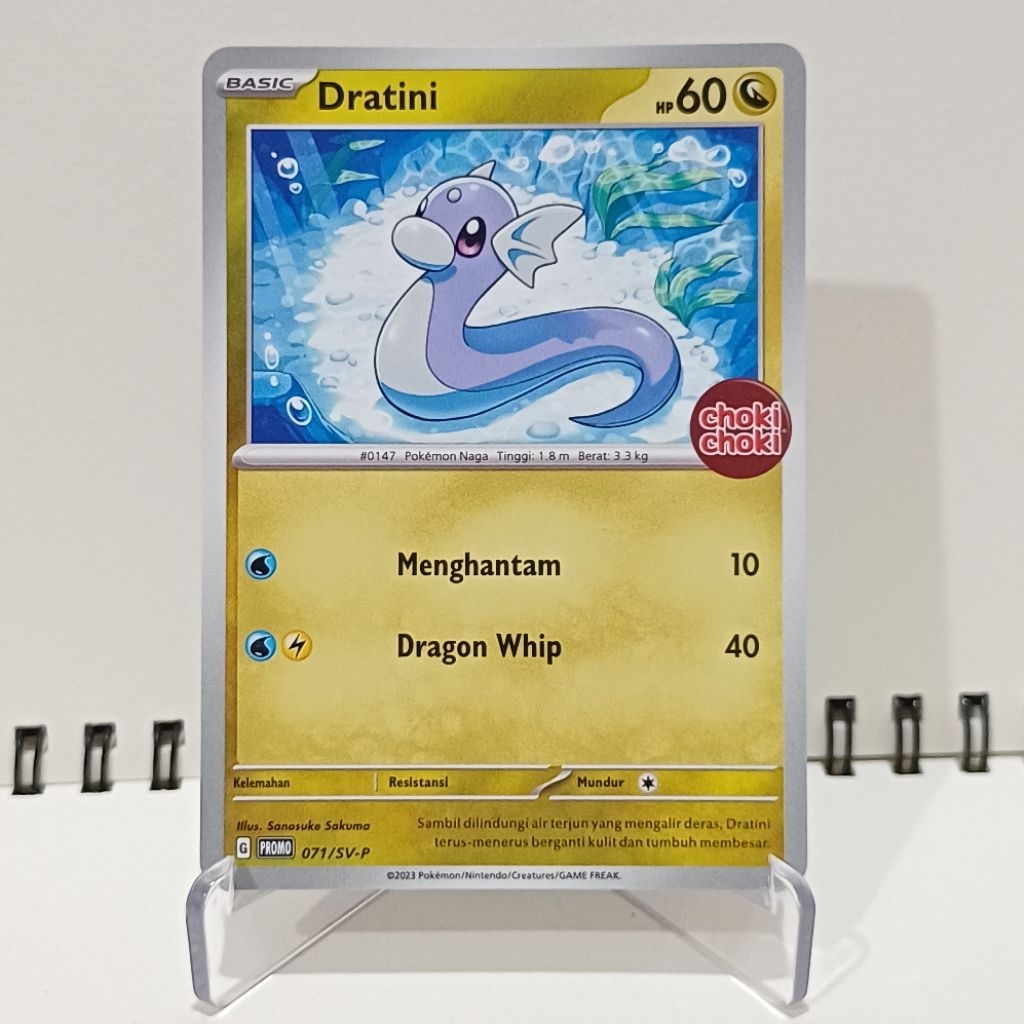 Dratini Choki - Choki - Kartu Pokemon TCG Indonesia - Scarlet & Violet Promo | 071/SV-P | Promo ORIG