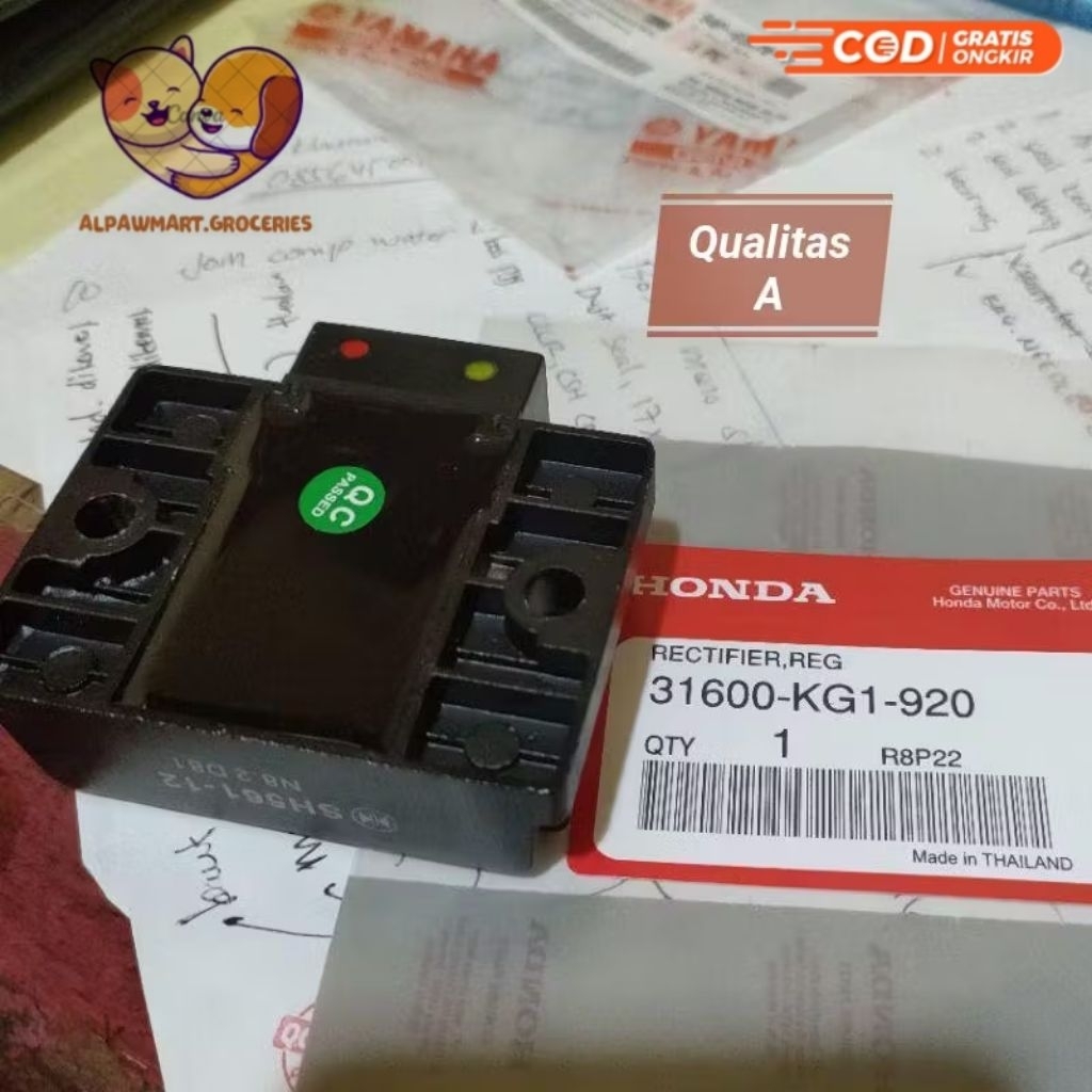 ORIGINAL AHM Regulator Kiprok Honda Tiger Mega Pro MegaPro Primus Revo Fullwave KG1 MP Old Lama ORI