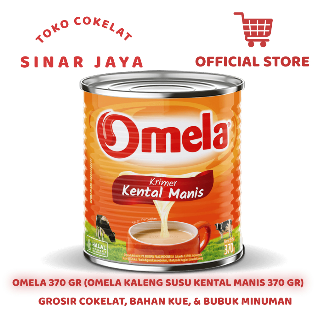 Omela Susu Kental Manis 370 Gram Kaleng (Susu Omela Kental Manis 370 Gr Kaleng)