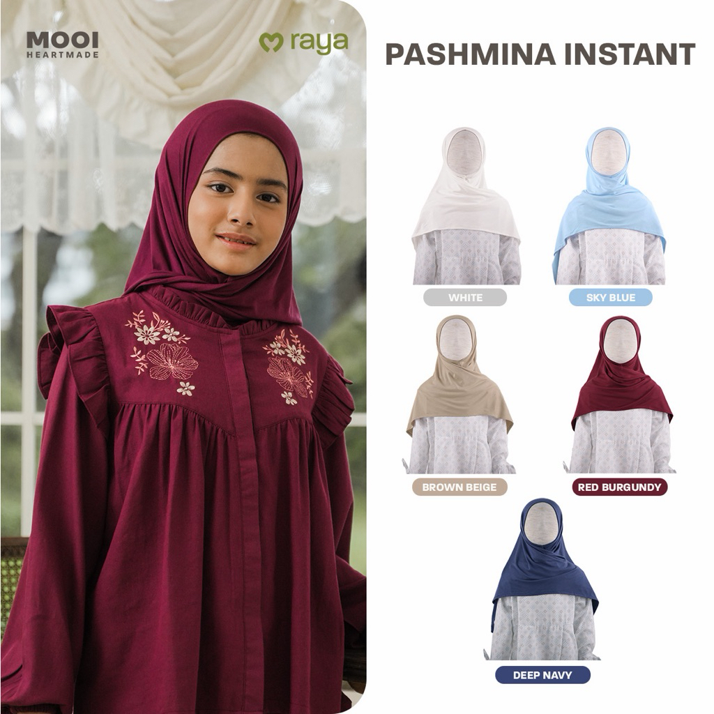 MOOI PASHMINA INSTAN ANAK - HIJAB PASHMINA INSTAN ANAK