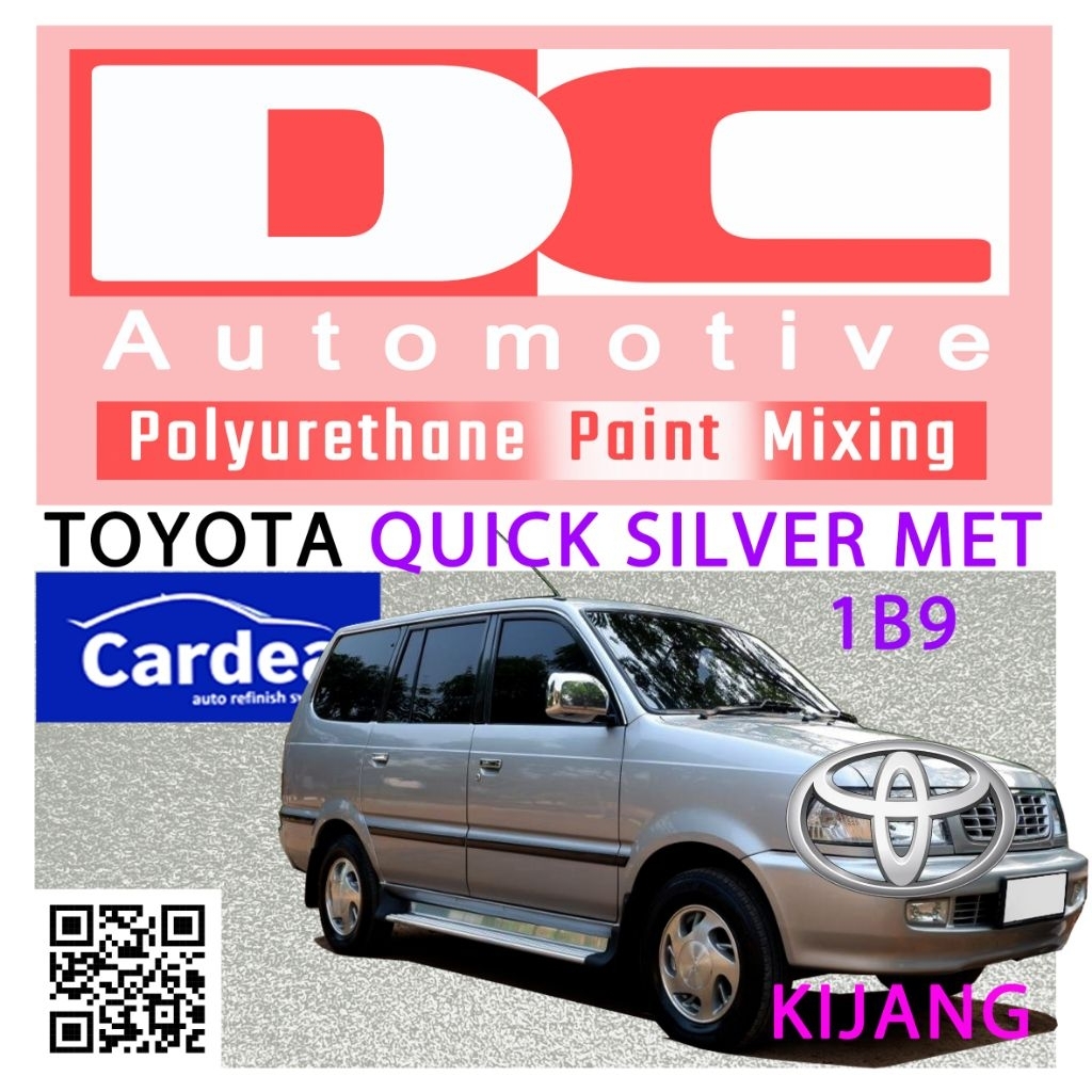 Cat PU Cardea Toyota Kijang Quick Silver Metallic 1B9