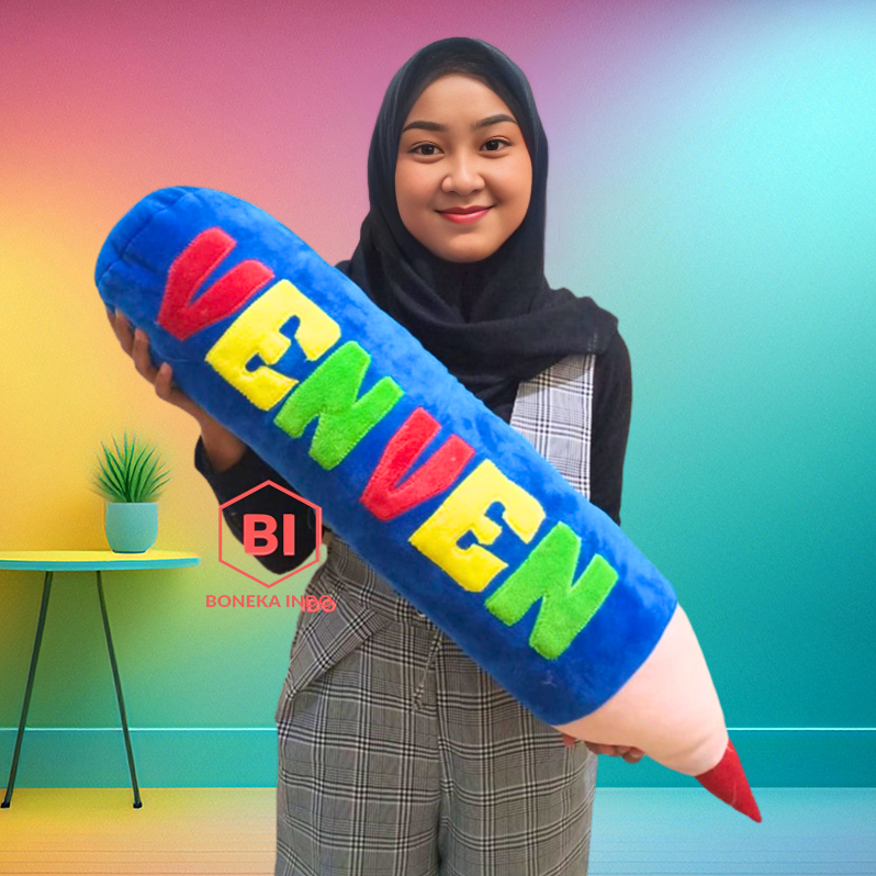 BANTAL/GULING PENSIL UKIR NAMA