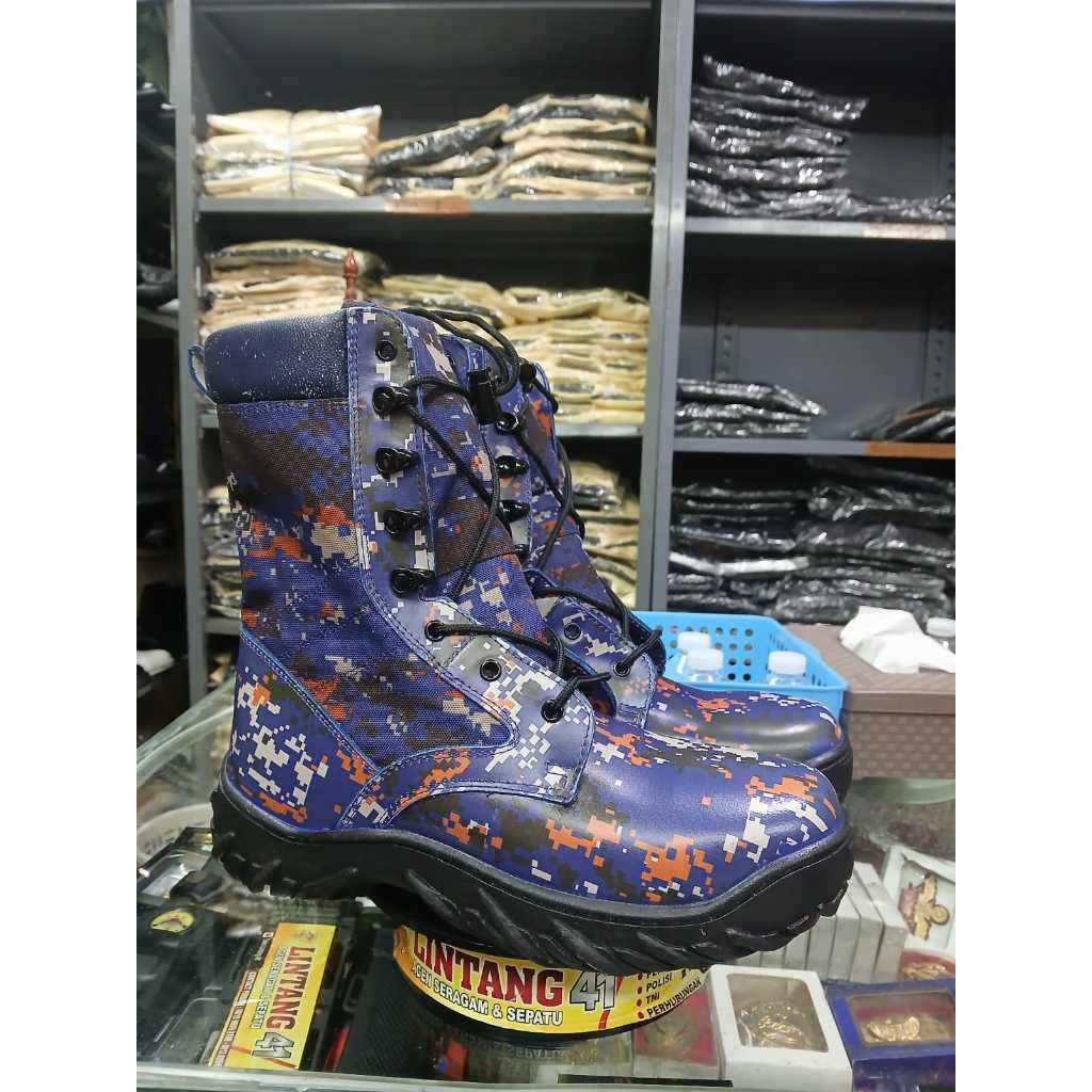 SEPATU PDL LORENG JATAH TALI SEPATU AIRUD JATAH