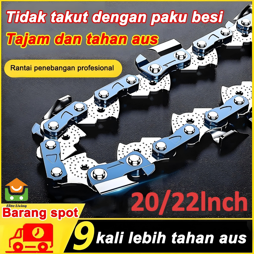 Kualitas Jerman Rantai Chainsaw 20 /22 inch Rantai Potong Mesin Gergaji Chainsaw Rantai sensor Ranta