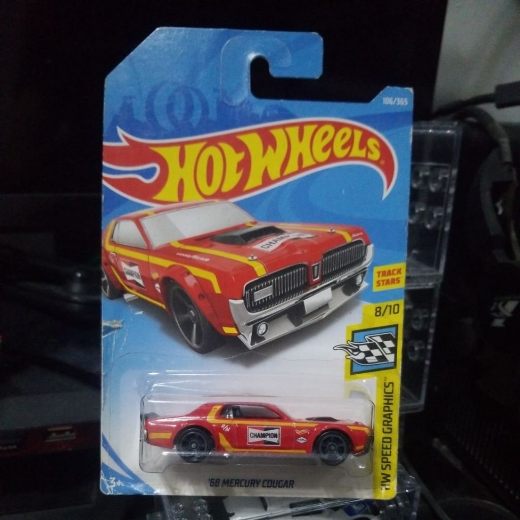 Hot Wheels 68 Mercury Cougar CHAMPION