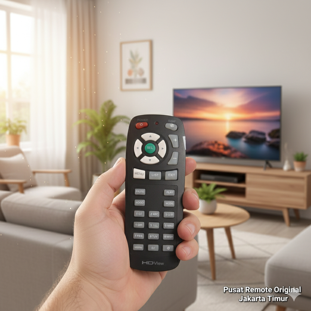 REMOTE REMOT DIGTAL TV MOBIL HDVIEW HD VIEW ORIGINAL ASLI