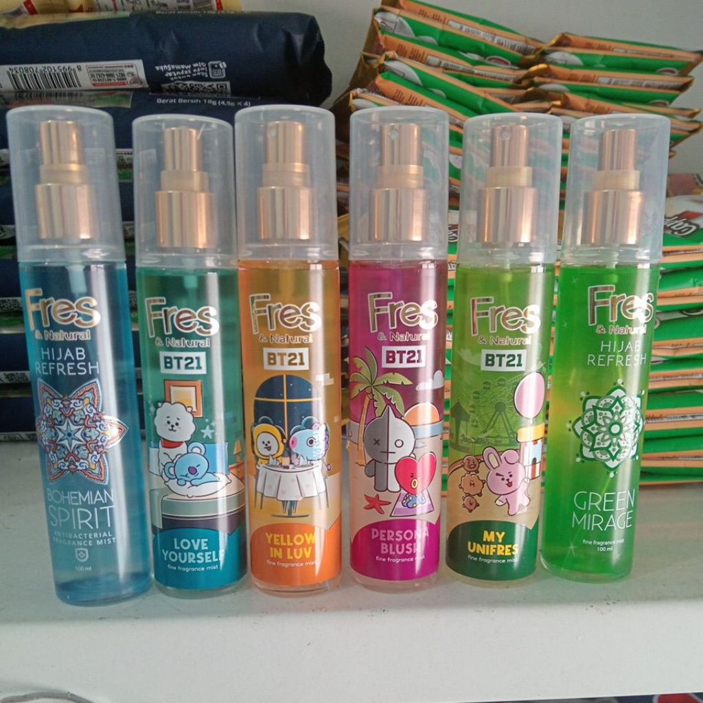 fres & natural parfume spray