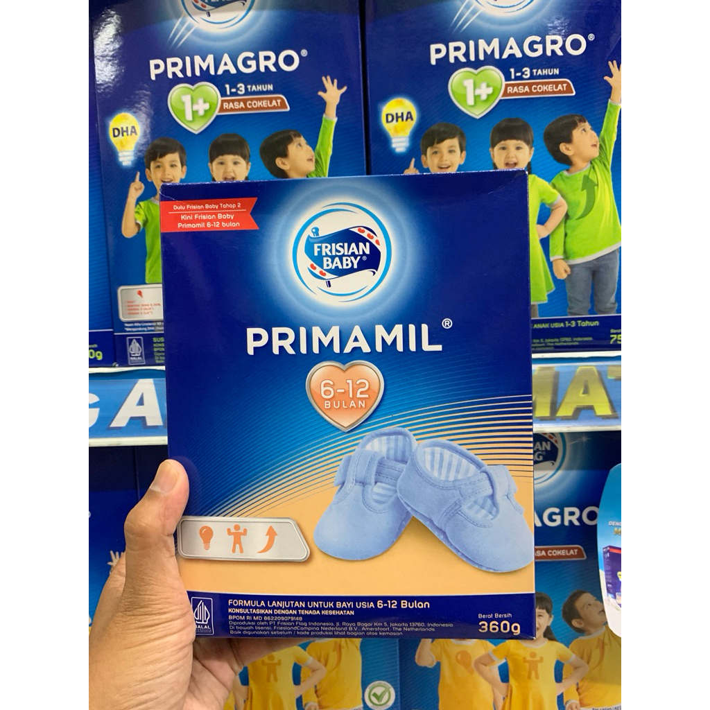 Primamil 6-12bulan kemasan 360gr | primamil 6-12 | primamil murah | sufor murah