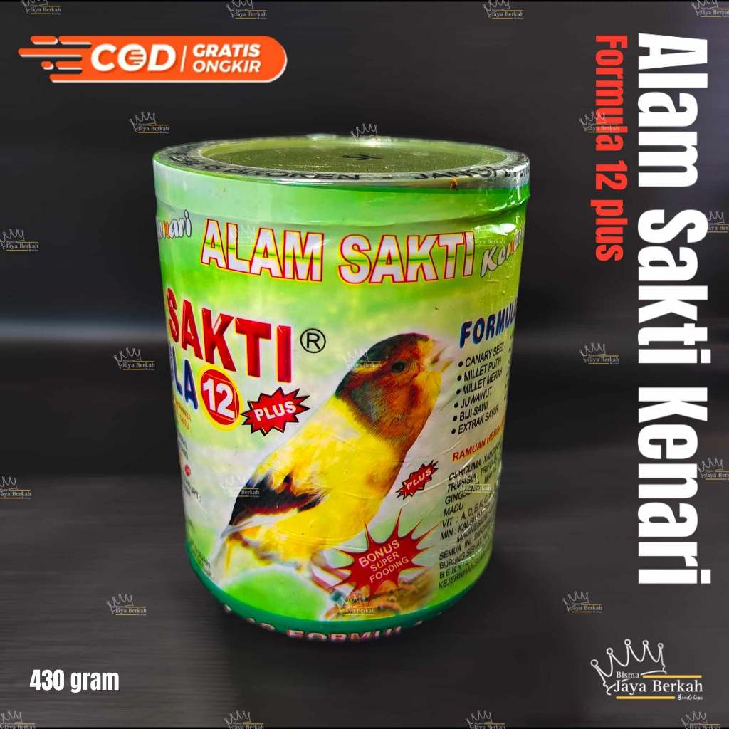 ALAM SAKTI FORMULA 12 PAKAN MAKANAN BURUNG KENARI BLACKTHROAT / Pakan Burung Blackthroat