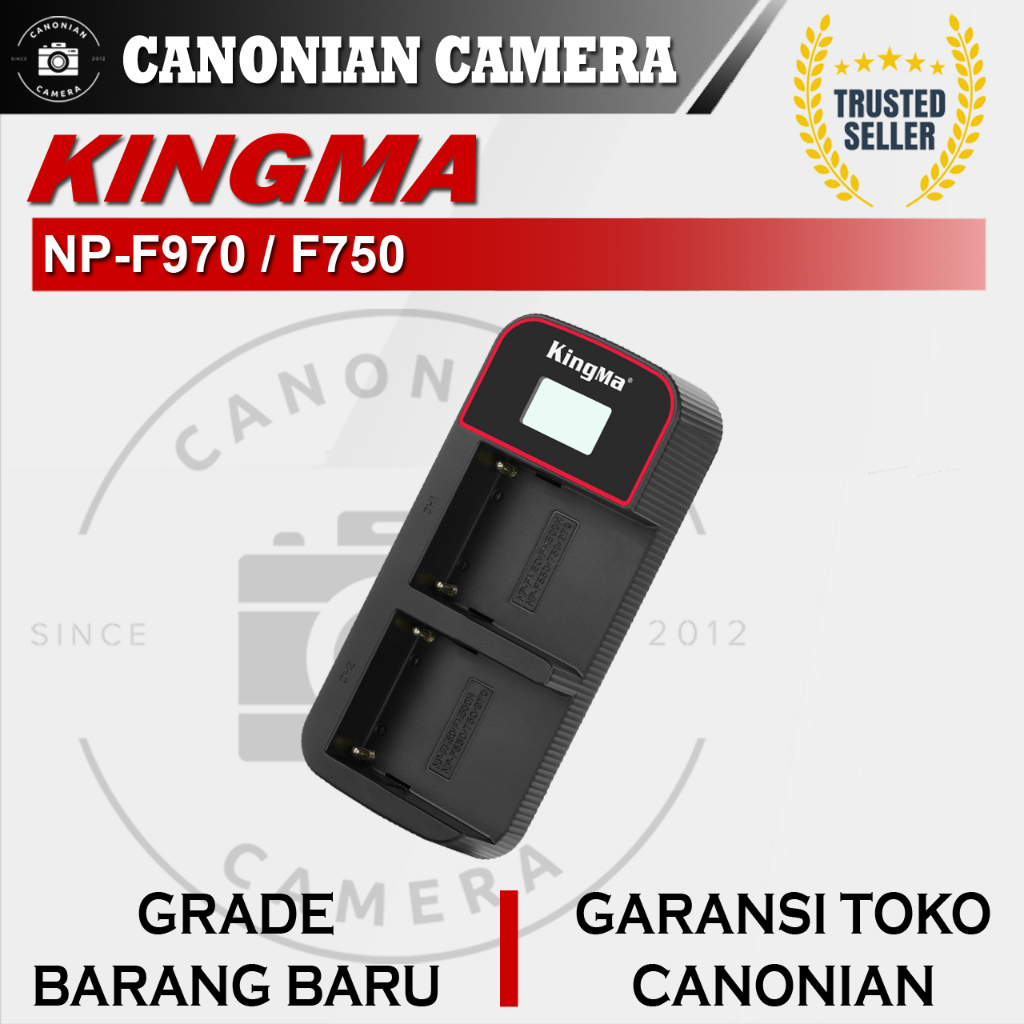 Charger Kingma NP-F970 / F750 For Battery NP-F550 / NP-F750 / NP-F970