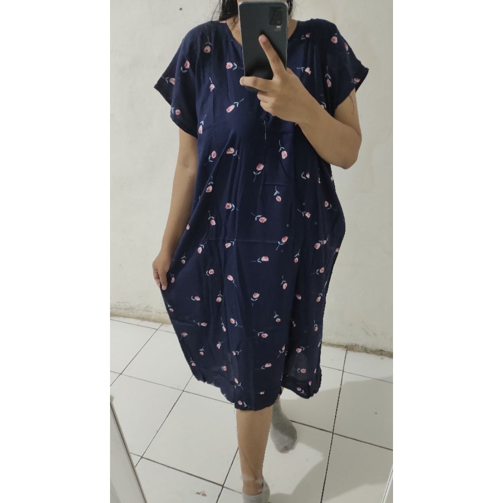 Dress pendek korea style//Dress Rayon selutut//Dress busui