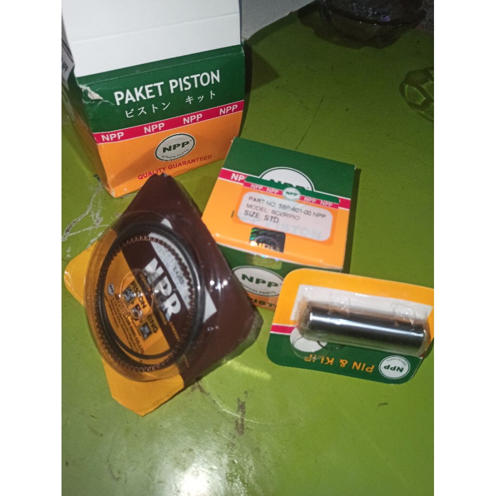 piston set scorpio std original npp