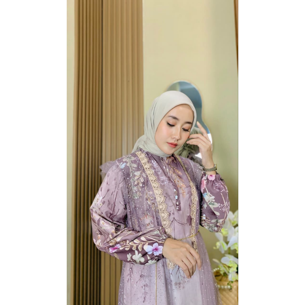 DRESS OUTER TILE // DRESS PESTA // DRESS LEBARAN // DRESS KONDANGAN