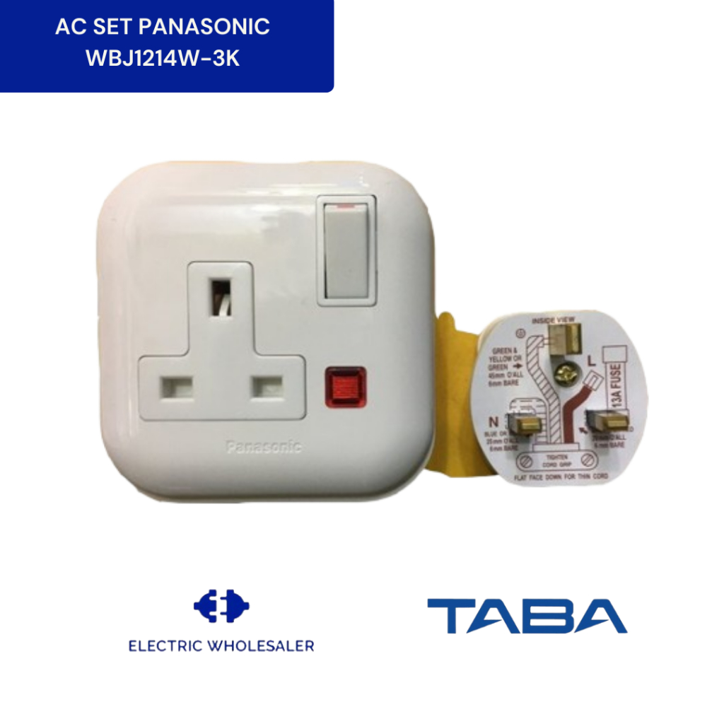 AC SET PANASONIC WBJ1214W-3K