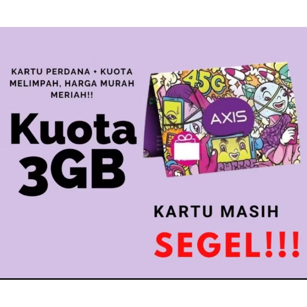 PERDANA AXIS 3GB NASIONAL EXP 2027