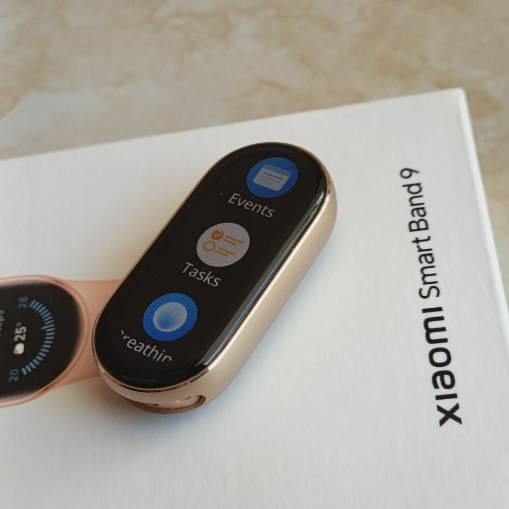 xiaomi mi band 9 pink second bekas like new