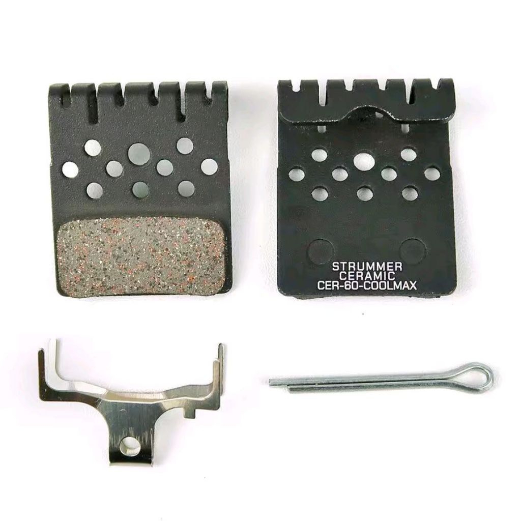 Brakepad Brake Pad Kampas Rem Strummer CER60 COOLMAX Ceramic Mat Black CER 60
